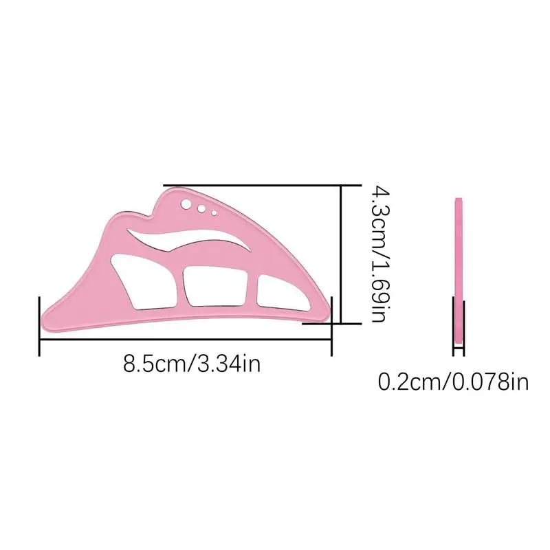 Eyeshadow Stencil Tool Reusable Silicone Makeup Brow Stencil Easy To Use Eye Makeup Aid Eyeliner Eyelash Beauty Eyeshadow Tools