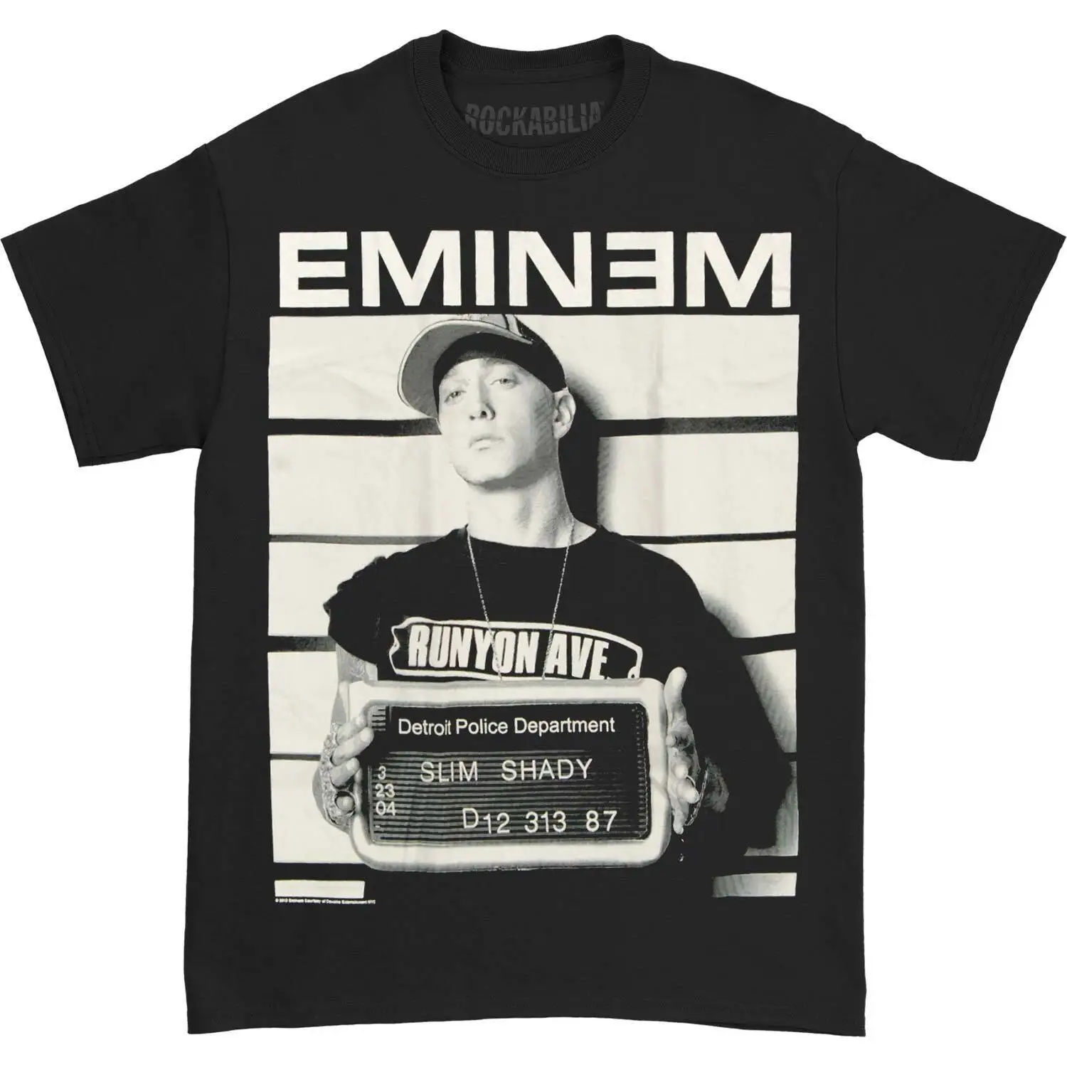 T-shirt da uomo Eminem Arrest XX-Large Black