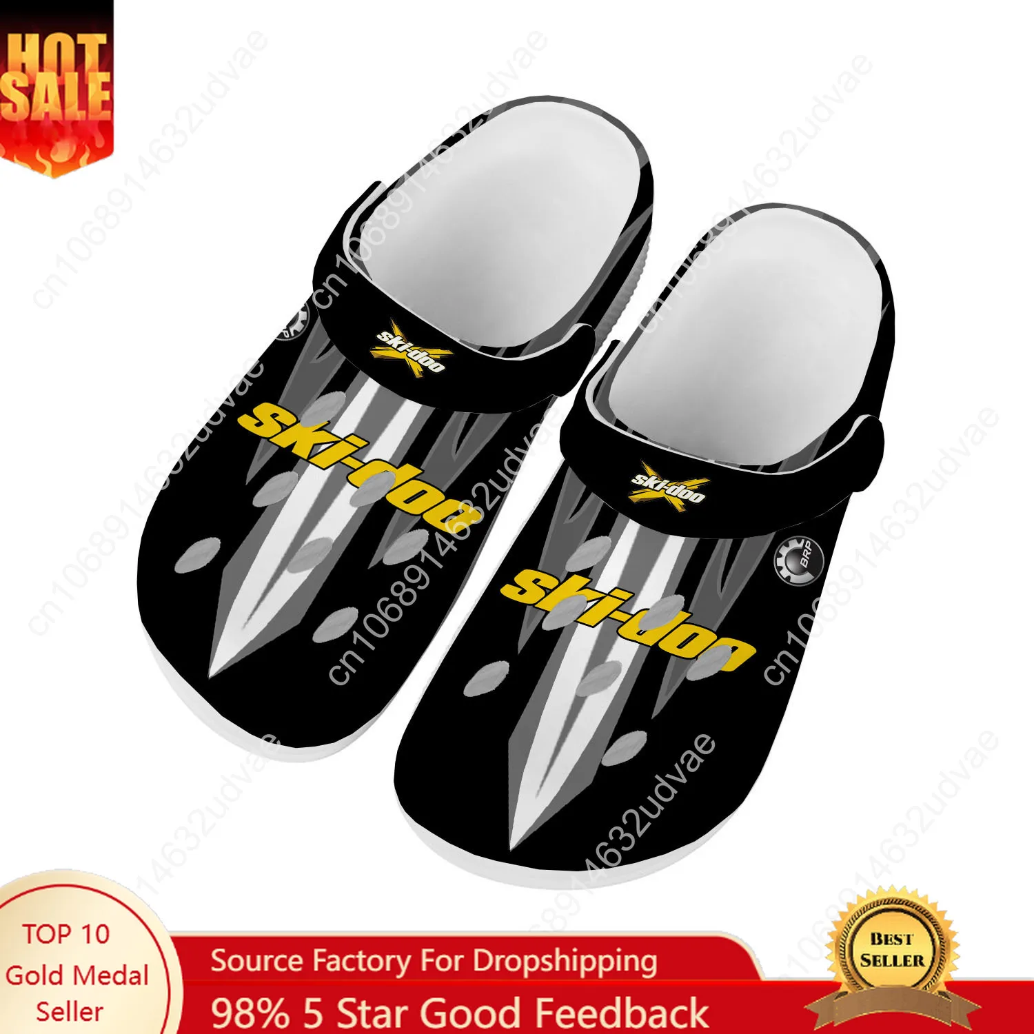 

Ski-doo Water Shoes Men Women Teenager Breathable Fashion Home Garden Clogs Custom Sandals Beach Breathable Hole Slippers