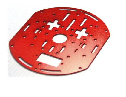 2WD mit DC-Motoren, rundes Mini-Roboter-Chassis-Set für Kinder/Studenten, DIY-Elektronik-Kit