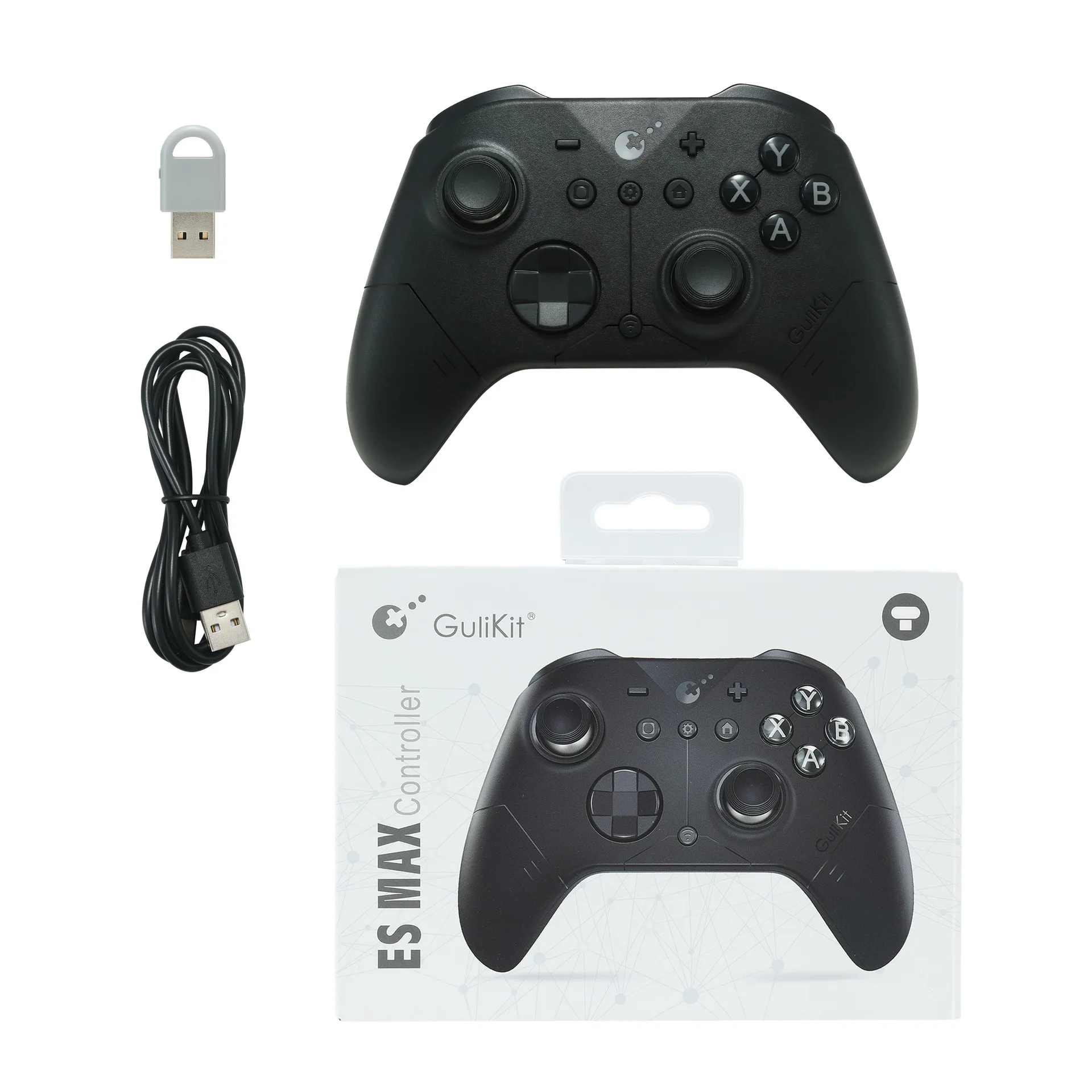 ES MAX E-Sports Controller Bluetooth Wireless Gamepad for Switch 2, Angle TMR Sticks, Dual-mode Triggers, Switch 2 Wakeup & Gyro