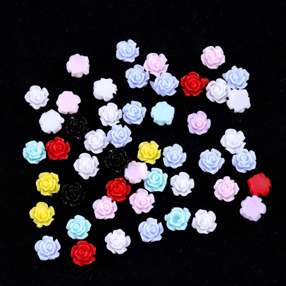 30ชิ้น/ถุง3D เรซิ่น Camellia ตกแต่งเล็บ Aurora/ดอกไม้สีขาว Rhinestone DIY เล็บ Charms เล็บอุปกรณ์เสริมเครื่องประดับ