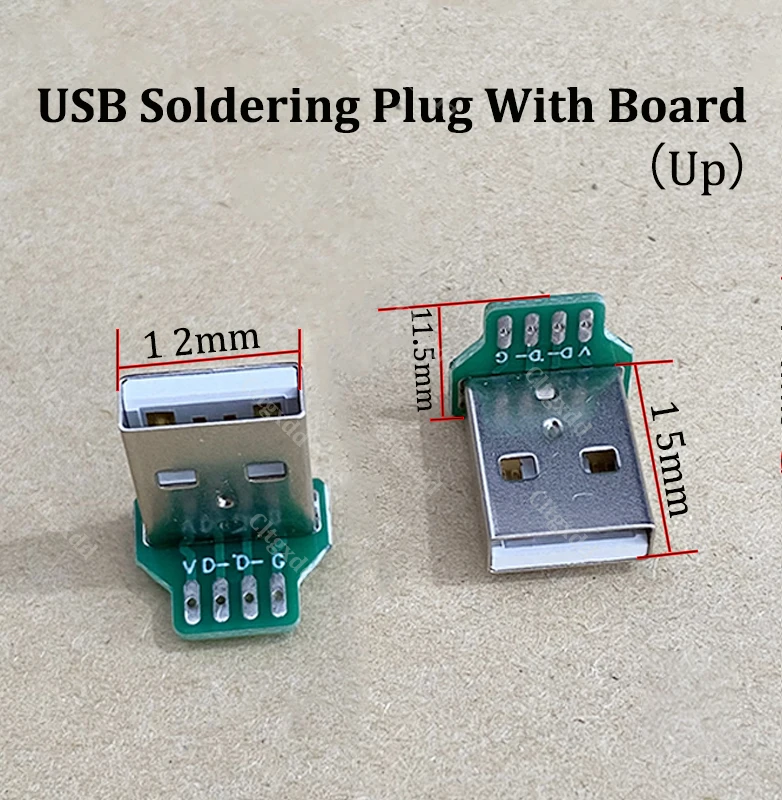 1 Stück USB 2.0 Stecker DIY Lötstecker Gerade/L-Typ Winkel Typ C Micro Stecker-Buchse-Adapter für Auto-DVR-Dashcam Daten- und Stromversorgung – Detail 9