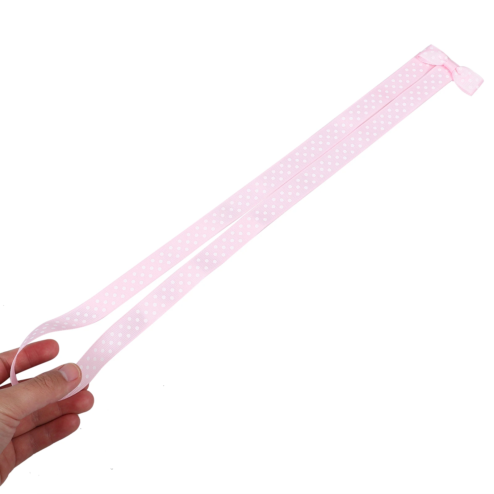 

Hair Clip Organizer Accessories for Girls Headband Display Hanger Pink Silk Belt