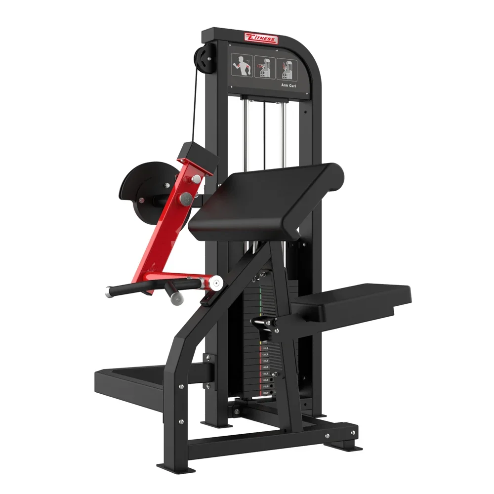 

Gym Fitness Equipment Seated Biceps Curl Machine For Strength Training