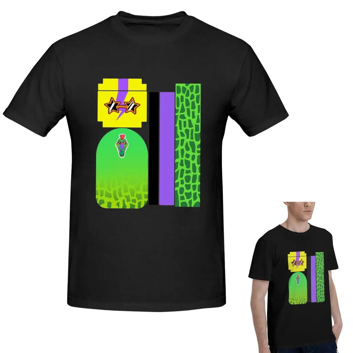 

100% Cotton Montgomery Gator Fazbear Entertainment T-Shirt Men's Classic Oversized T Shirt Men O-Neck Summer Shirts Tops S-6XL