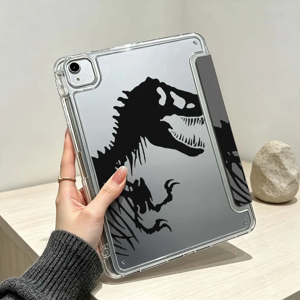 Luxury Designed Dinosaur For iPad Pro Air mini 6 5 4 3 2 1 11th 10th 6th 5th M5 M4 M3 M2 9gen Foldable 3Y Tablet Case Soft
