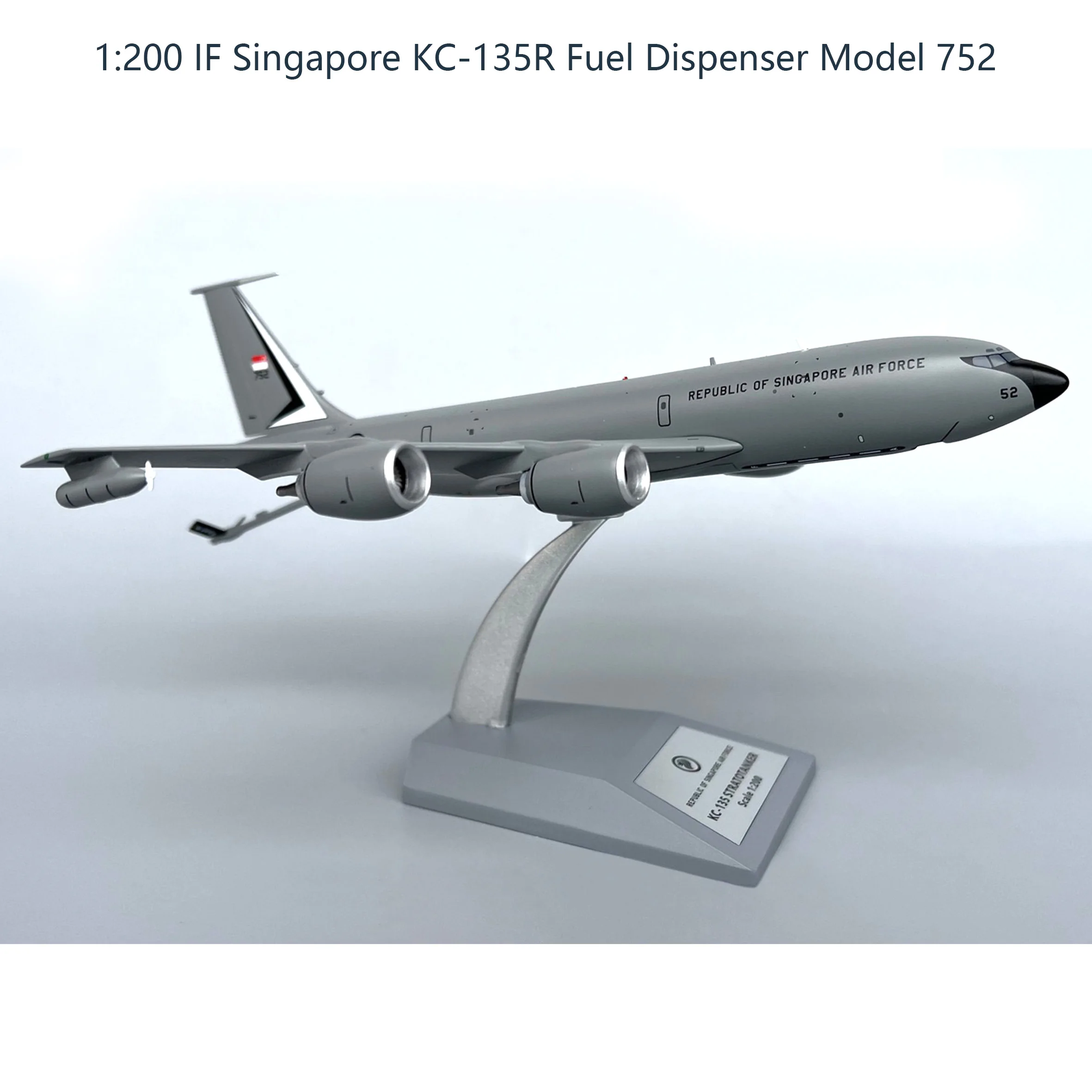 Fine 1:200 IF Singapore KC-135R Fuel Dispenser Model 752  Alloy Collection Model