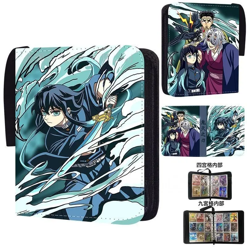 New Demon Slayer Card Album Binder Business Card Holder Animation Peripheral Children's Trendy Toy Cartoon Popular Luxury Gift