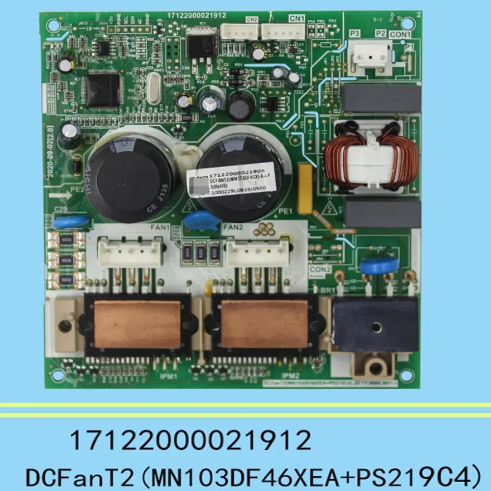 17122000021912 Used For Midea Air Conditioning Motherboard DCFANT2 MN103DF46XEA (PS219C4)