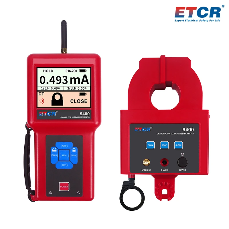 ETCR9400 Easy to Operate Safe and Fast Zinc Oxide Arrester Tester