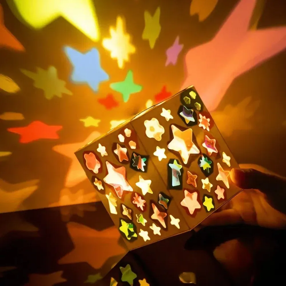 

Handmade Projection Lantern DIY Kits Animal Universe Style Lighting Colored Lantern Hanging Kids Toys DIY Craft Set