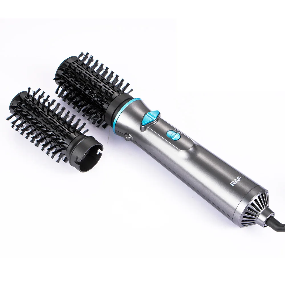 Styling per capelli ricci e lisci da 1200 W 2 in 1 360 °   Pettine ad aria calda rotante Curl automatico e aria calda