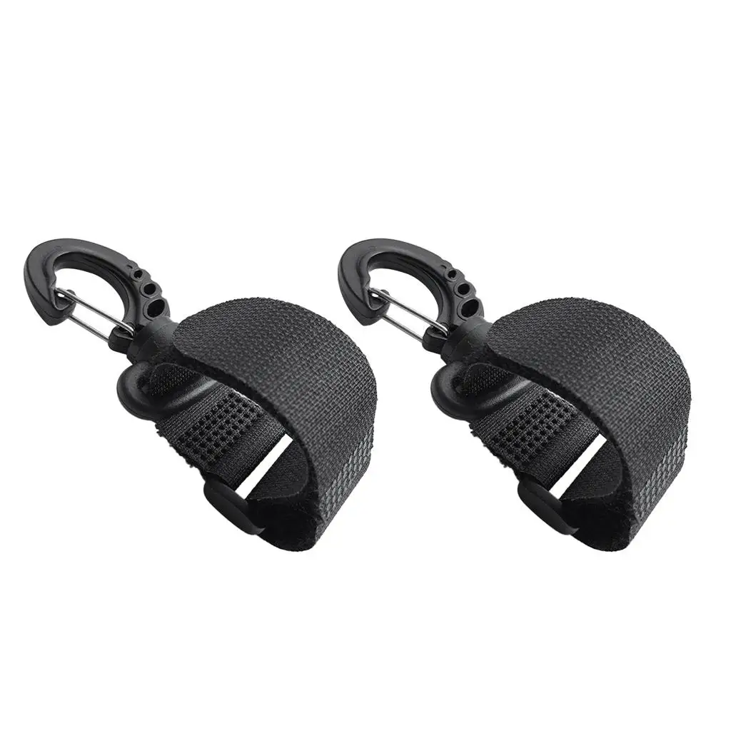 Black Nylon Kayak Canoe Paddle Clips Holder Keeper No Drill Boat Paddle Support for Kayak Accessory Use