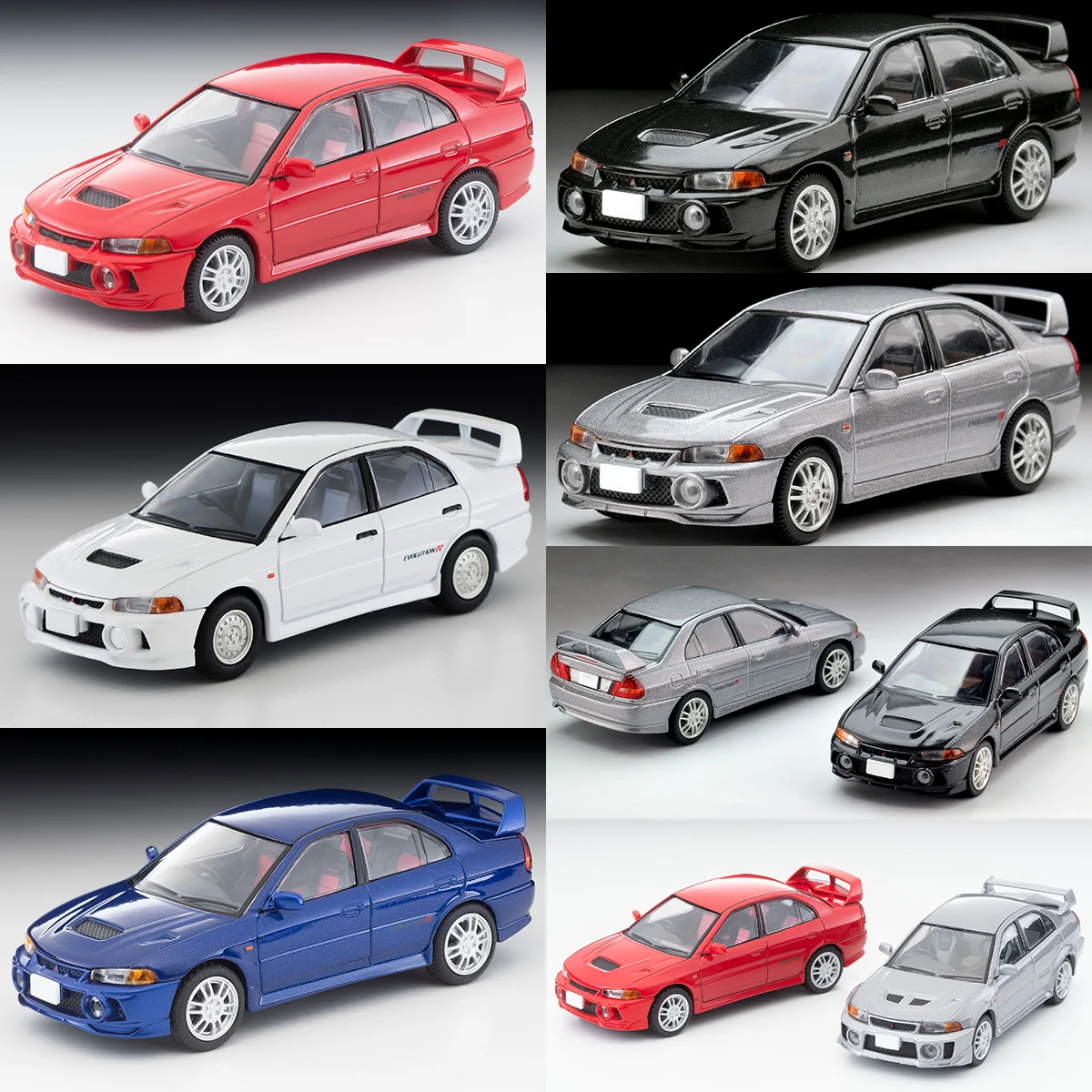 

Tomytec 1:64 TLV N186 A/B/C/D/E Lancer GSR Evolution IV JDM Limited Edition Simulation Alloy Static Car Model Toy Gift