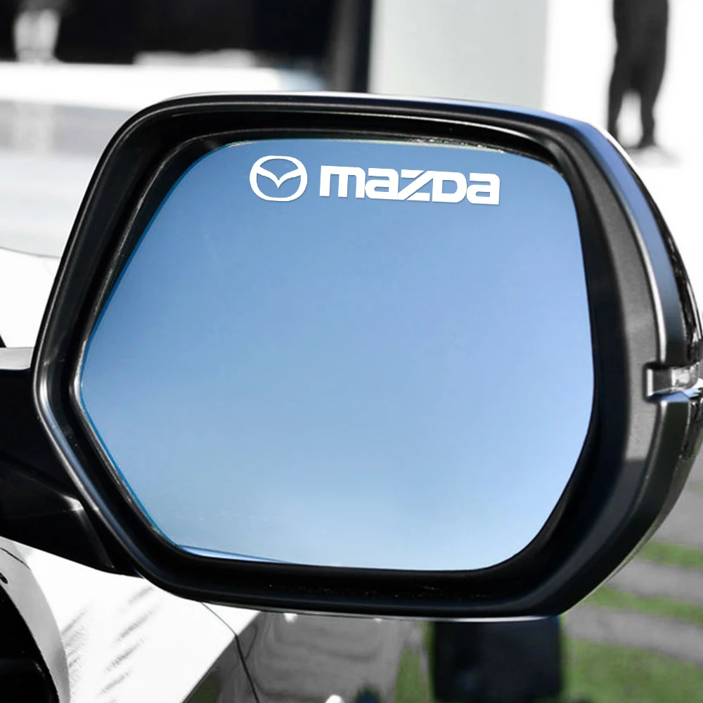 PVC Badge Car Car Decoration Sticker Window Wiper Rearview Mirror Sticker For Mazda 2 3 6 7 Axela CX-5 CX-3 CX-9 Atenza Demio MS