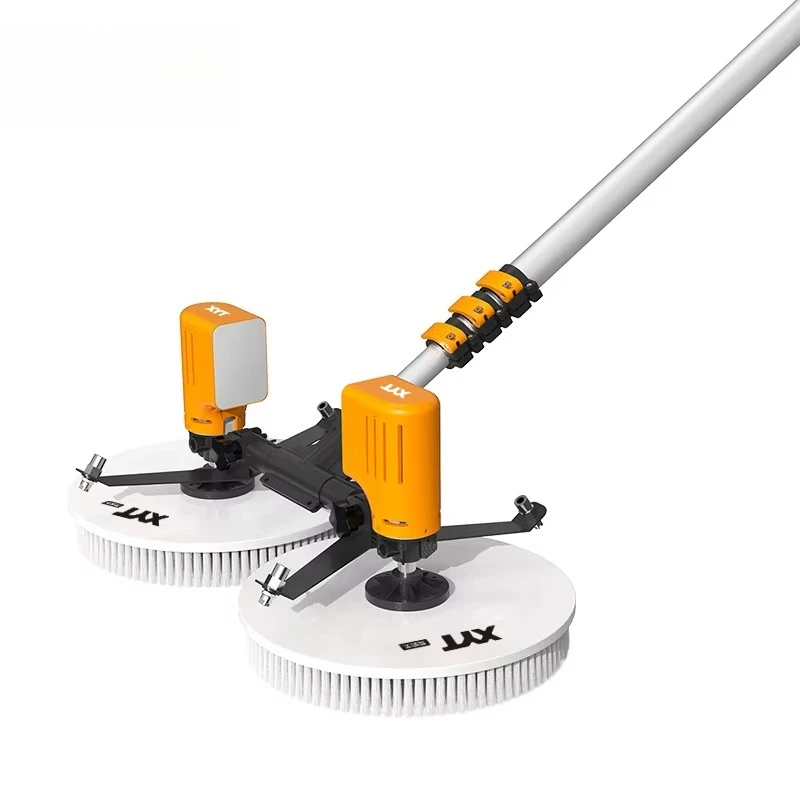 XYT Solar Panel Cleaning Washing Machine Automatic Brush With Double Head Robot Battery
