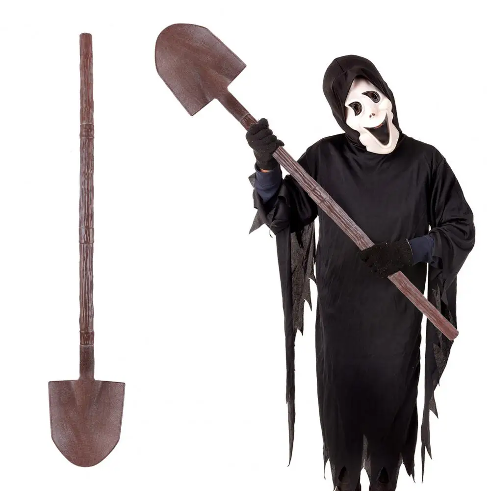 

Lightweight Cosplay Accessory Lightweight Halloween Plastic Shovel Prop for Death Costume Dress Up Durable Cosplay for Halloween