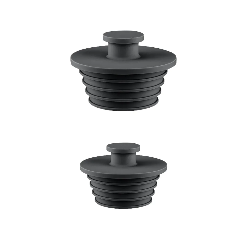 2pcs/set Durable Silicone Bathtub Drain Plugs Leak Proof Soft Shower Tub Replacement Stoppers Sink Drains Stopper Bathroom