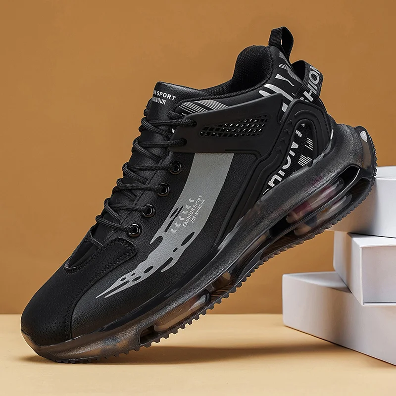 Men's Spring High Quality Trendy Shoes Thick Bottom Strap Basketball New Breathable Shock Absorbed Casual Sneaker Shoes 2026 view 3