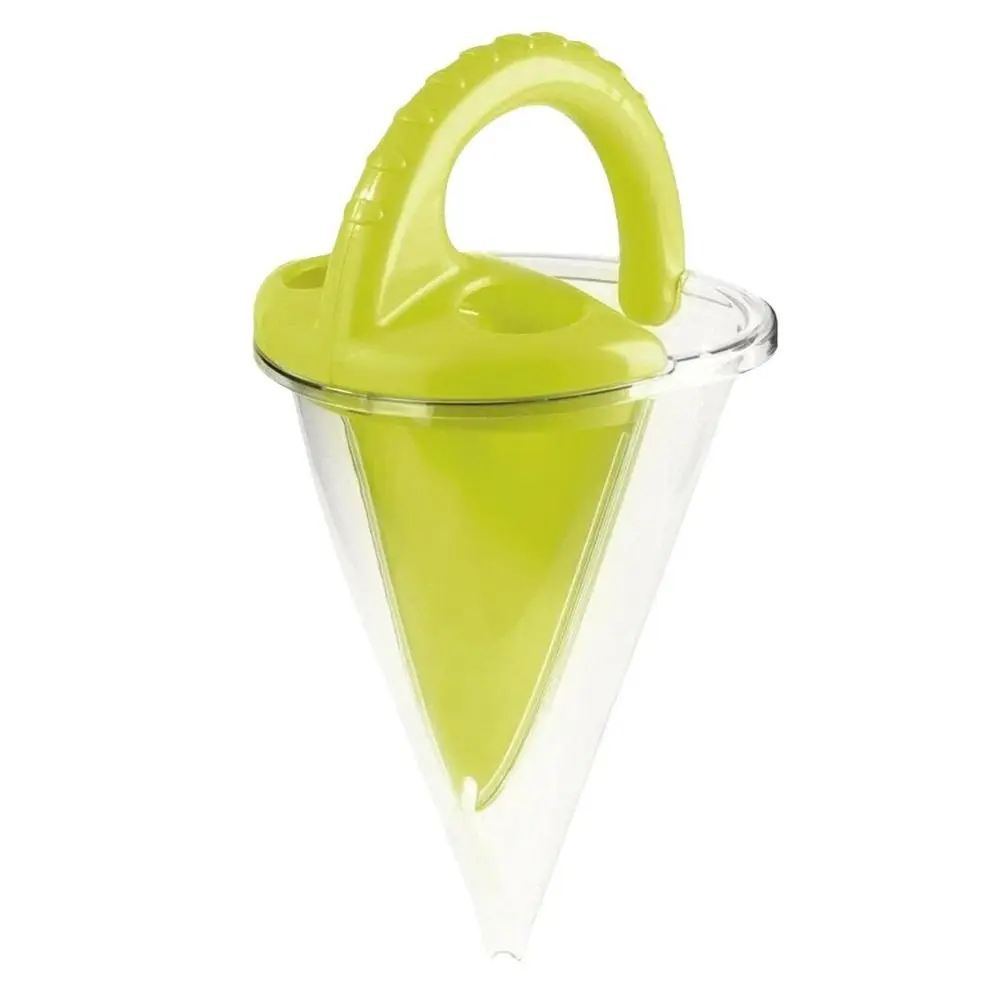 Imbuto di troppopieno da spiaggia in plastica unico, imbuto di revisione, decorazione, filtro per sabbia, verde, creativo, kit di sabbia per scavo, giocattoli