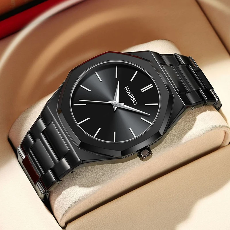 Orologi da polso al quarzo da uomo di alta qualità Orologi da uomo con cinturino in acciaio inossidabile di lusso delle migliori marche per orologio da uomo d'affari