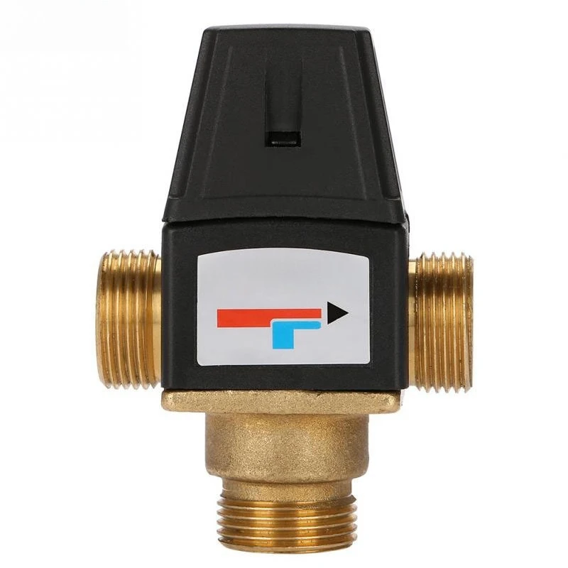 Brass thermostatic valve, solar electric water heater thermostatic mixing valve