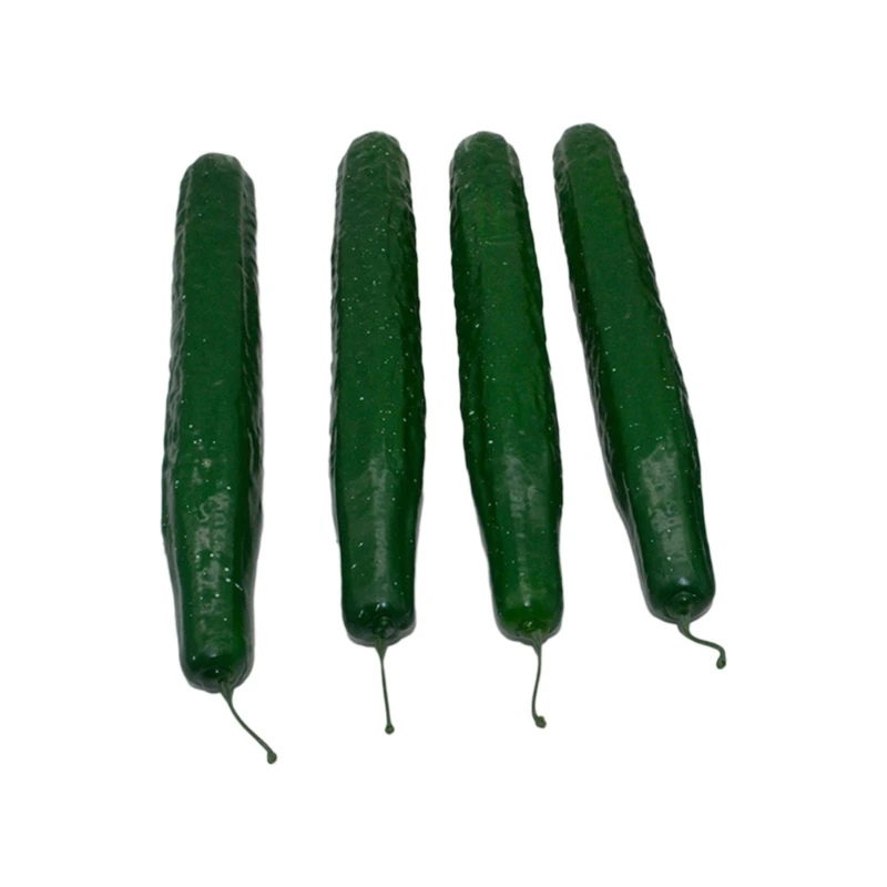 Simulations Vegetable Realistic NoWithering Wear-resistance Photography Props Simulations Cucumbers Model for Dining