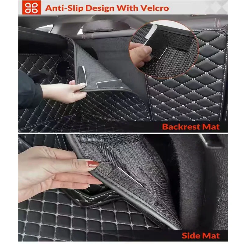 Car Trunk Mats For Nissan X Trail T31 T32 Versa Leaf Tiida Auto Boot Accsesories Interior Waterproof Leather Protector Pads - Image 4