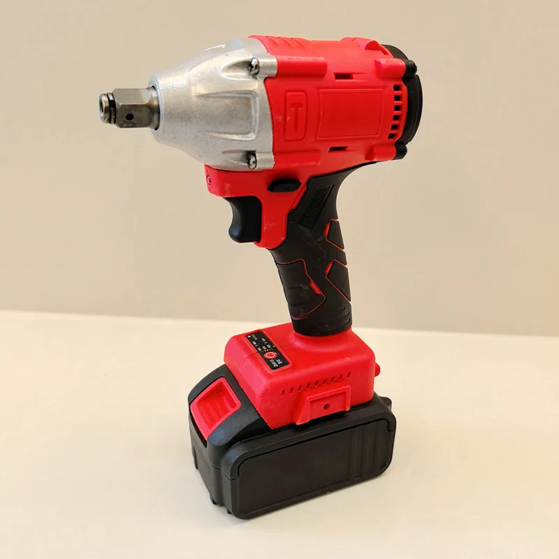 Brushless High-torque Electric Wrench Rechargeable Lithium Battery Impact Wrench Air Wrench Socket Power Tools