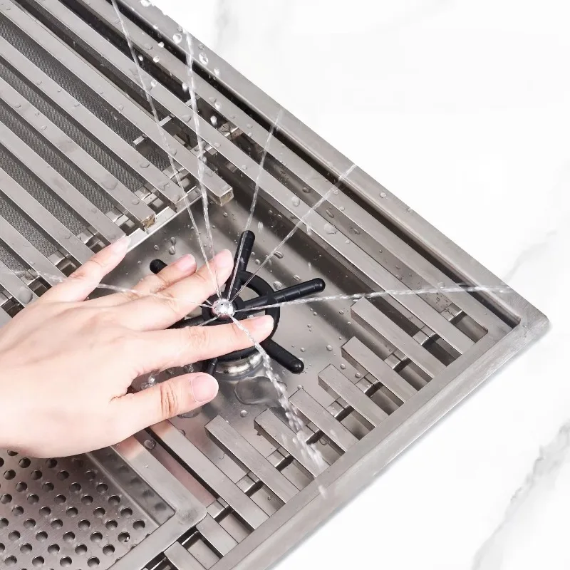 Drip tray, drain, cup washer, cup washer, stainless steel sink for coffee shop, catering equipment, restaurant utensils
