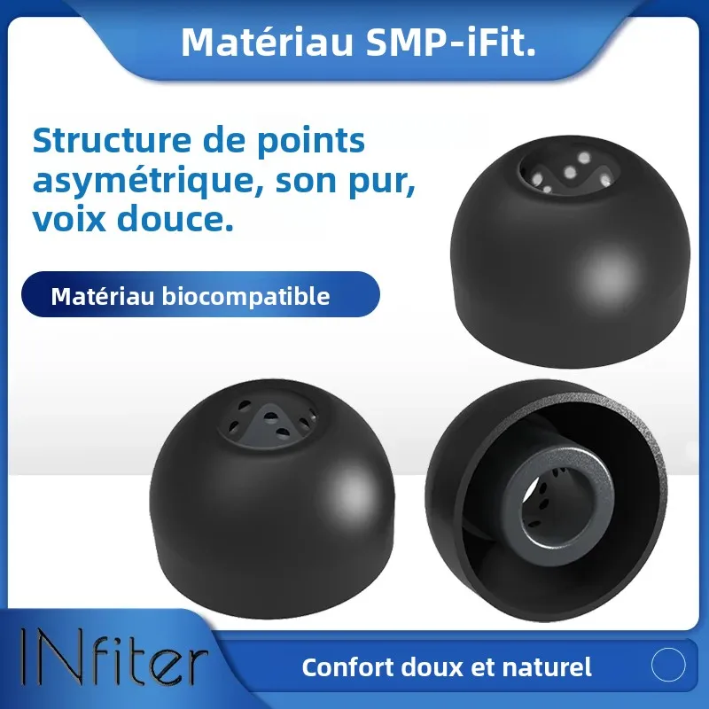 Infiter IE45Pro embouts pour couteurs Sony WF-1000XM5 embouts pour couteurs embouts pour couteurs en Silicone JVC points en spirale embouts d'oreille IEM bouchons d'oreille