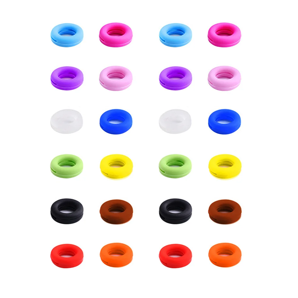 

Silicone Eyeglass Frame Grips Anti-Slip Ear Hooks Round Retainer Sleeve Temple Tips For Glasses No Sore Ears Fit Comfort
