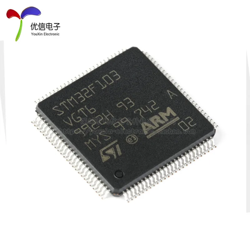 5PCS original authentic STM32F103VGT6 LQFP-100 ARM Cortex-M3 32-bit microcontroller MCU