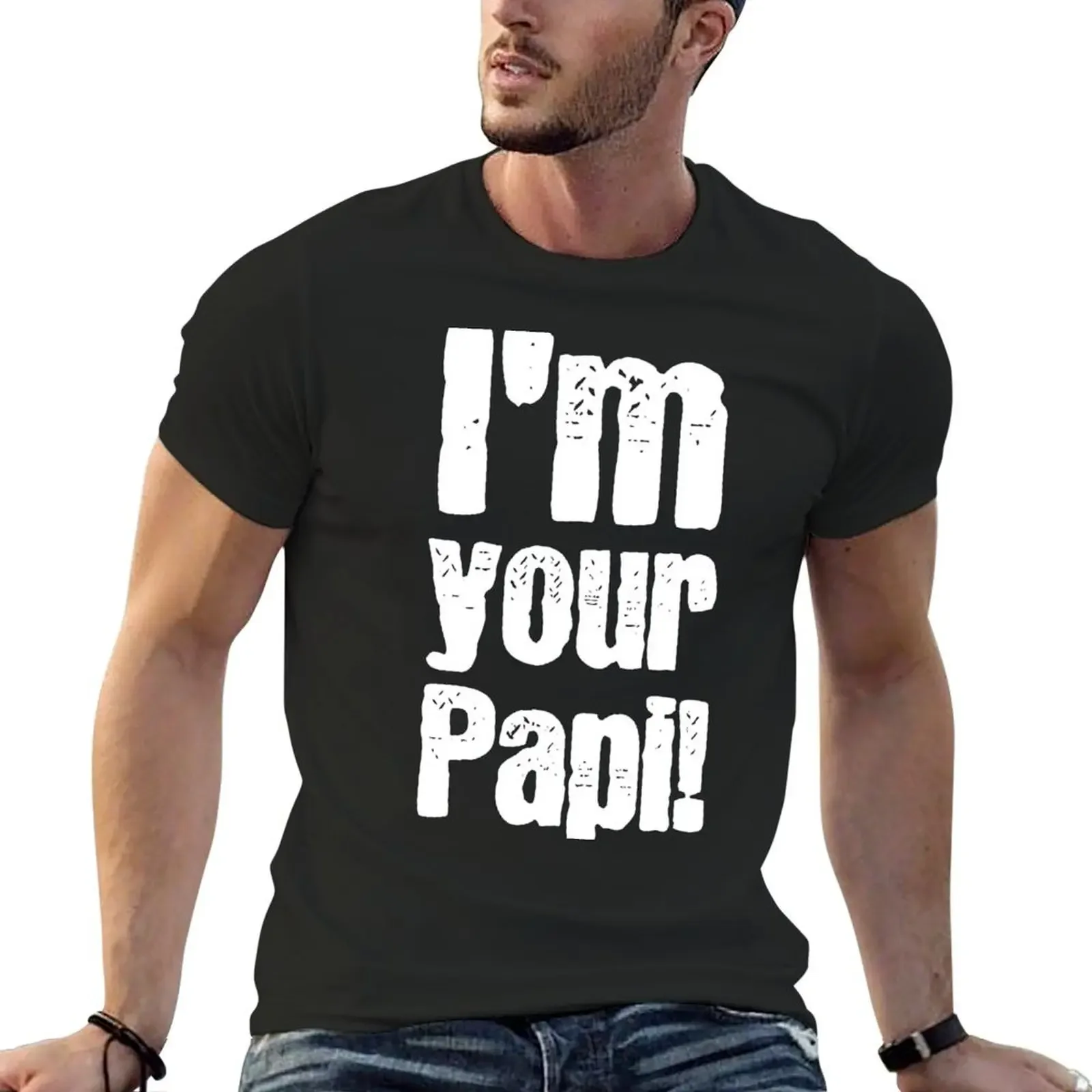 

I'm your papi: Special and идея забавного подарка for your футболка Hoosier daddy, милая Одежда для мальчиков, мужские футболки с животным принтом, тяжелые 2024