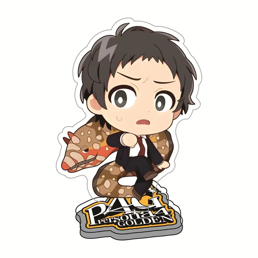 10CM Anime ‌PERSONA Acrylic Keychain Stand Model Cosplay Characters Ornament Accesorios Goods Collection Gifts