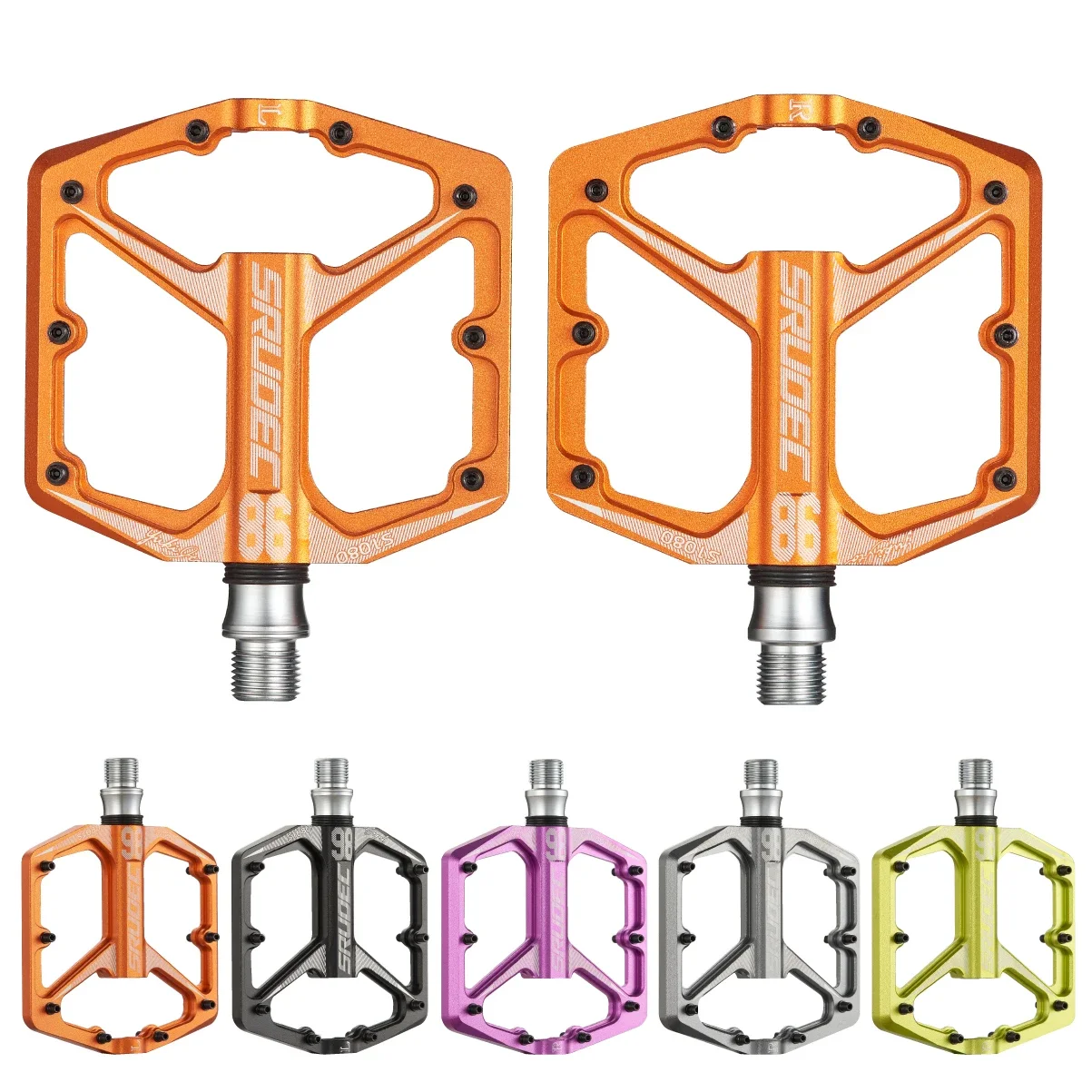 Folding Bike Bicycle Aluminium Alloy Pedals Self-lubricating Bearing 3 Perrin Mountain Bike Big Pedals Pedal