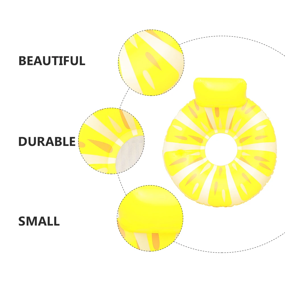 

PVC Inflatable Swimming Ring Pool Float Fruit Swim Ring for Adults Summer Floating Row Party Travel Friendly Lightweight