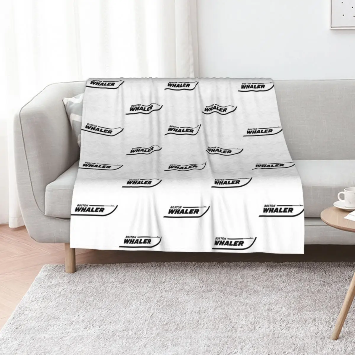 

Boston Whaler The Unsinkable Legend Throw Blanket Thins Soft Big Bed linens Bed Blankets