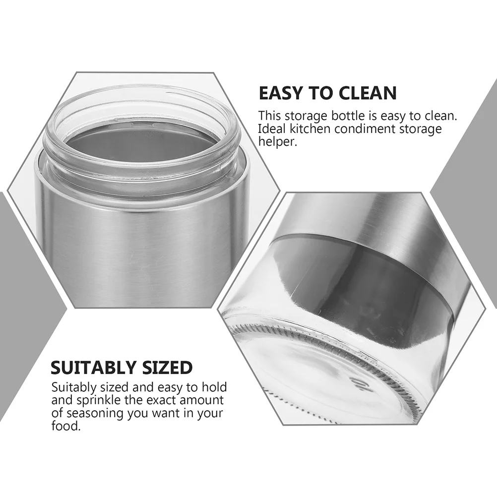 

Sealed Stainless Steel Container For Tea Coffee Kitchen Storage Dried Fruit Jar Canister Pantry Organizer