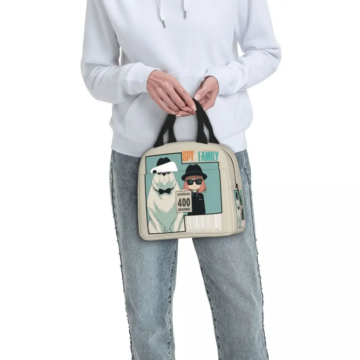 SPY X FAMILY Anya Insulated Lunch Bag Thermal Bag Lunch Container Spy X Family Anime Leakproof Tote Lunch Box Picnic