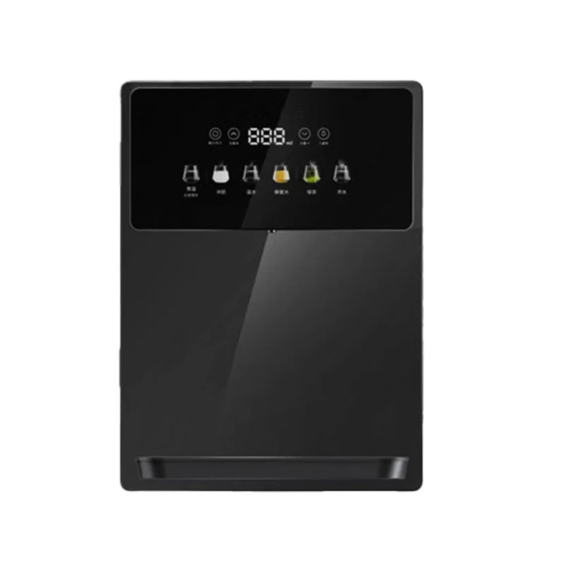 ماكينة خط أنابيب منزلية مثبتة على الحائط ماكينة شرب فورية ساخنة وباردة ثنائية الأغراض شاشة لمس ذكية 3 ثوانٍ سريعة ساخنة