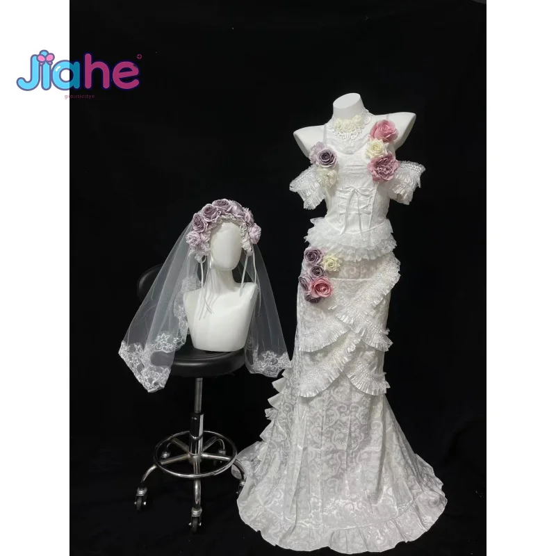 

Identity Ⅴ Galatea Game Sculptor Cosplay Costume Halloween party sexy women dress party prop set full set New clothing S-XXL