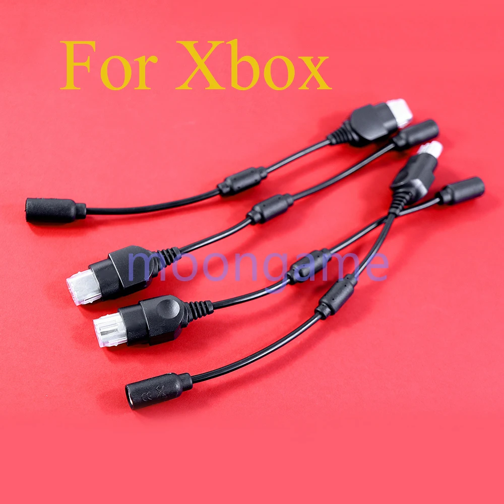 1pc Extension Cable Handle Adapter Cable For Xbox Console Controller Gaming Lines Adapter Wired Black