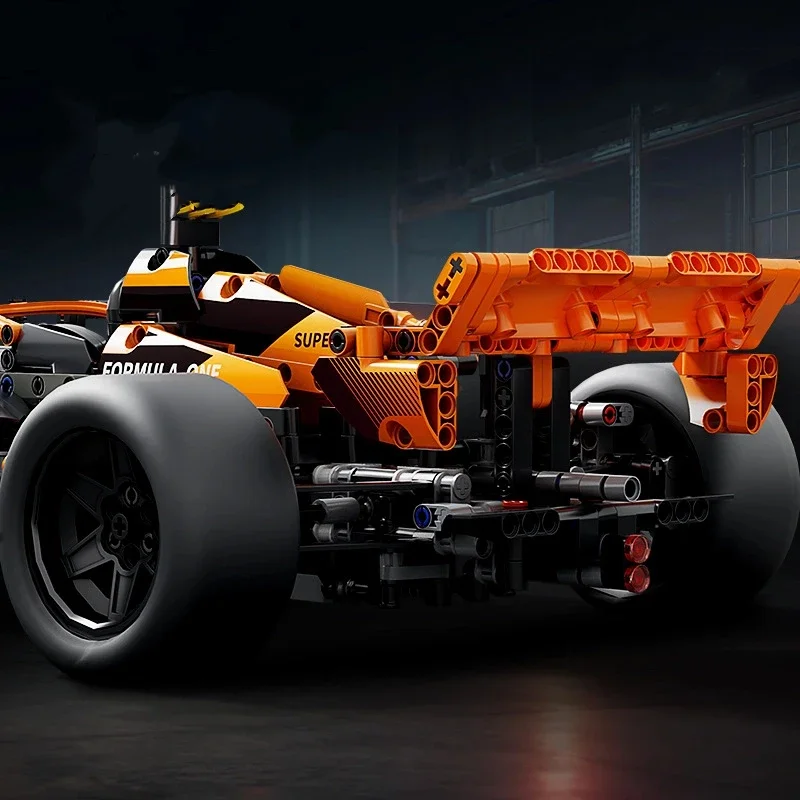 1100PCS MOC Super Racing 1:10 Racing Driver Formule Bouwsteen Technische Afstandsbediening Verlichting Racing F1 Speelgoed Kinderen DIY Gift