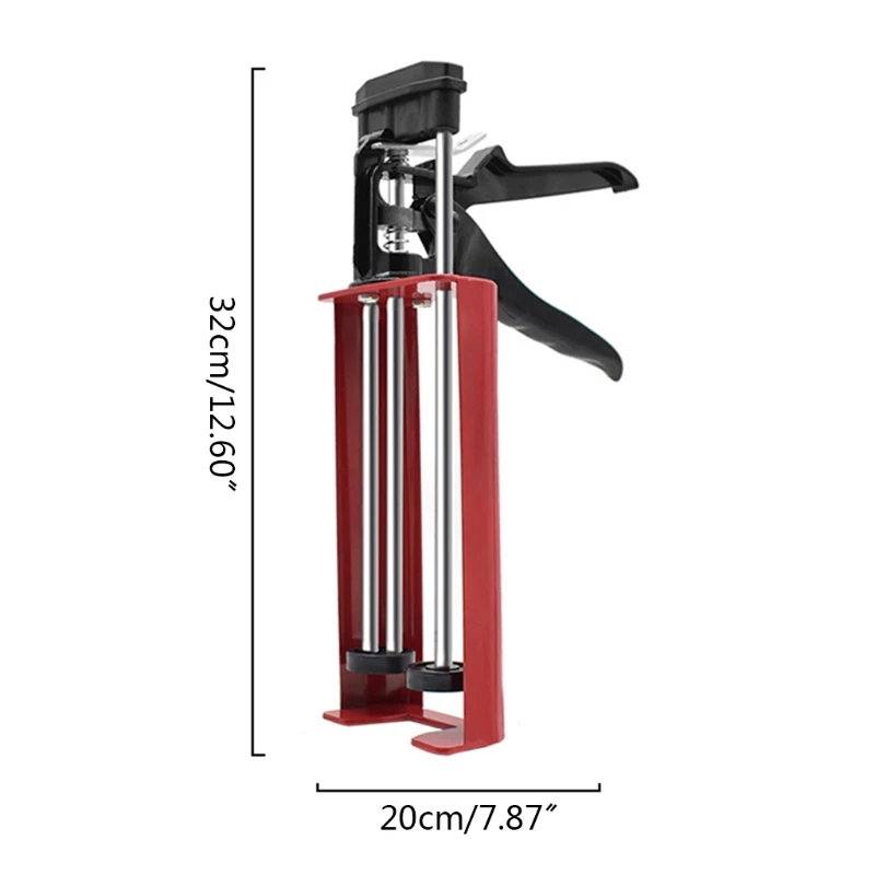 strumenti per calafataggio Pistola per calafataggio portatile in silicone con raschietto per malta multifunzione per