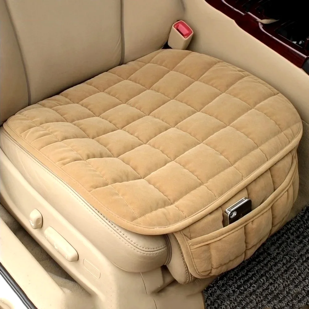 Universal Winter Warm Car Seat Cover Cushion Anti-slip Front Chair Seat Breathable Pad Car Seat Protector Seat Covers for Cars