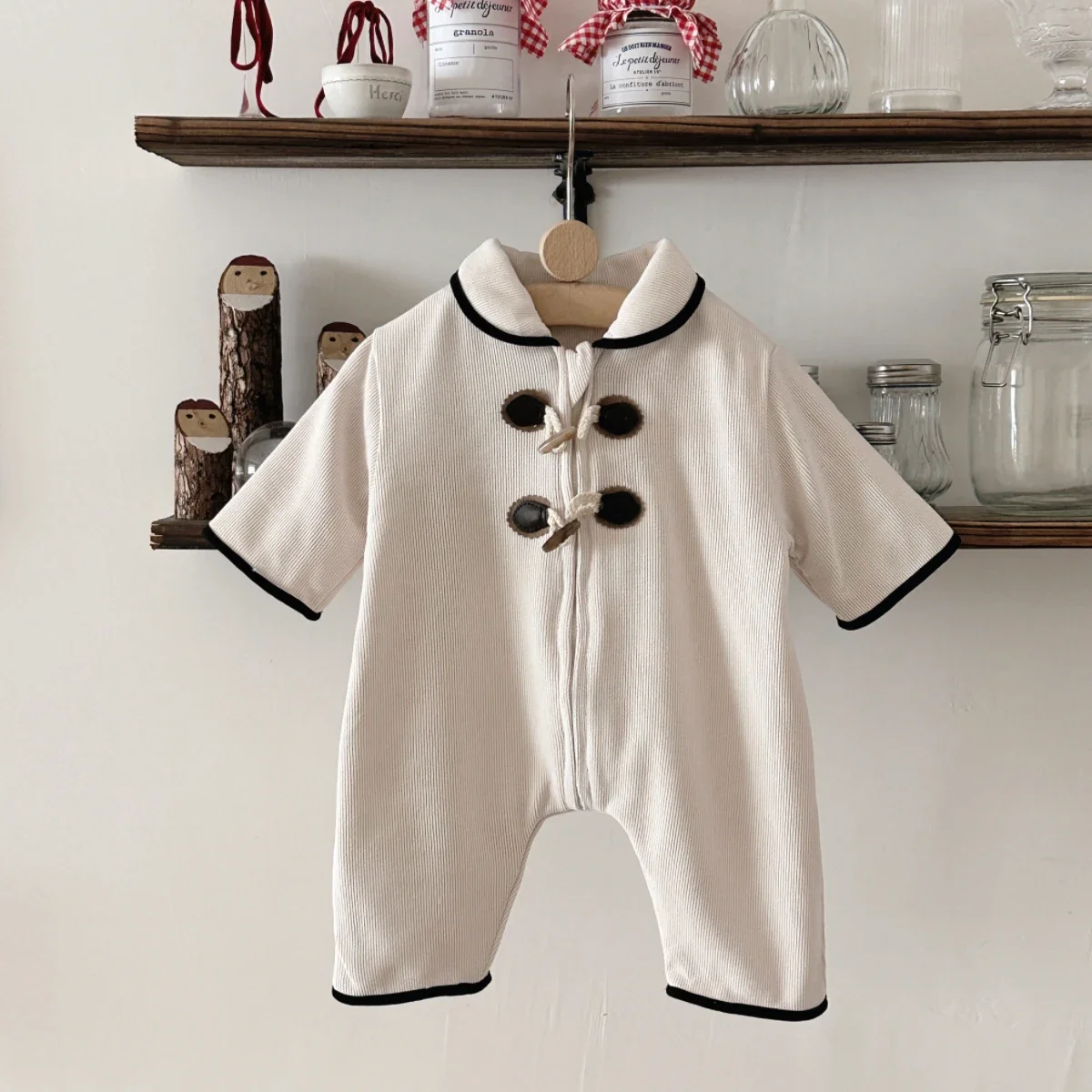 الشتاء الوليد الرضع طفل الفتيان الفتيات رومبير سروال قصير سحاب أكمام طويلة القرن مشبك الجبهة السروال القصير الاطفال Onepiece ملابس الطفل #6