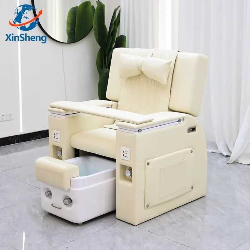 

Дизайнерское профессиональное кресло для педикюра для маникюра и ног, мебель для спа-салона с функцией массажа