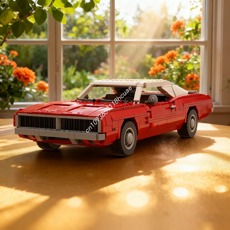 

1615 шт. MOC Dodge Charger Creator Experted модель строительные блоки игрушки строительство DIY образование рождественские подарки кирпич на день рождения